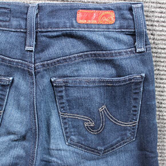 AG Adriano Goldschmied Farrah Skinny Jeans Women's 25x27 Blue High Rise Stretch - Picture 7 of 9